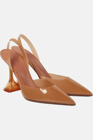 Amina Muaddi Slingback-Pumps Holli Glass 95