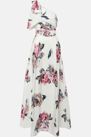 Rebecca Vallance Bridal Bedruckte Robe Aveline aus Taft