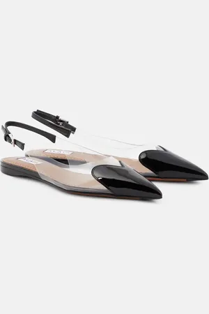 Alaïa Alaïa Slingback-Ballerinas Le Cœur mit Lackleder