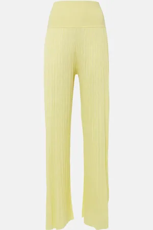 Alaïa Alaïa Gerade High-Rise-Hose aus Jersey