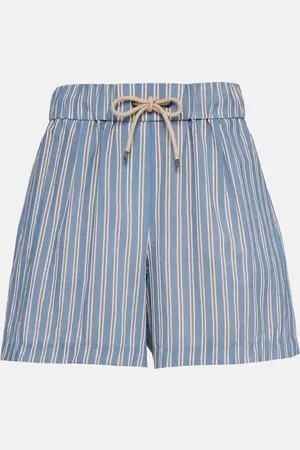 Brunello Cucinelli Shorts aus Baumwolle und Seide