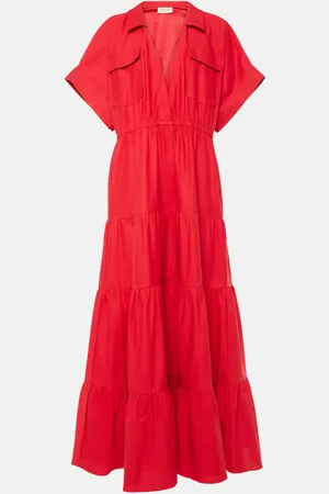 Adriana Degreas Maxikleid aus Baumwolle