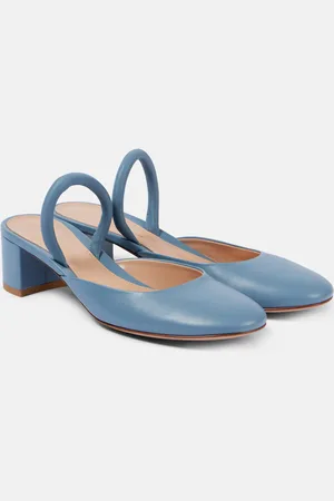Gianvito Rossi Mules Tivoli 45 aus Leder