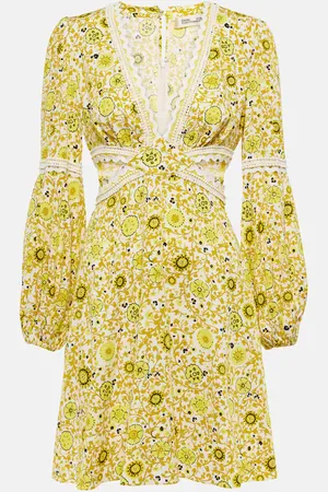 Diane von Furstenberg Bedrucktes Minikleid Kimmie aus Twill