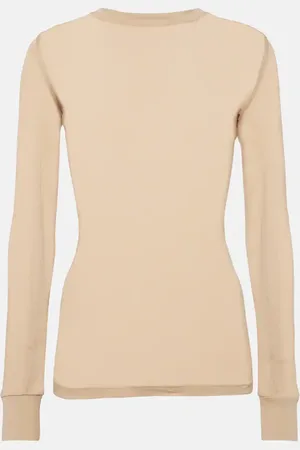 WARDROBE.NYC Top aus Baumwoll-Jersey