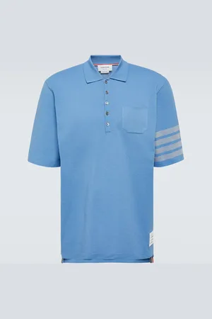 Thom Browne Polohemd 4-Bar aus Baumwoll-Piqué