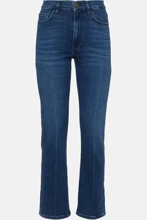 Frame Mid-Rise Jeans Le High Straight