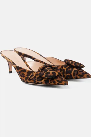 Gianvito Rossi Mules Portofino 55 aus Veloursleder