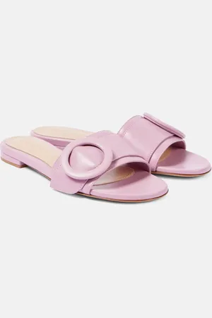 Gianvito Rossi Pantoletten aus Leder