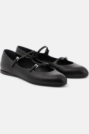 Max Mara Mary-Jane-Ballerinas Circus aus Leder