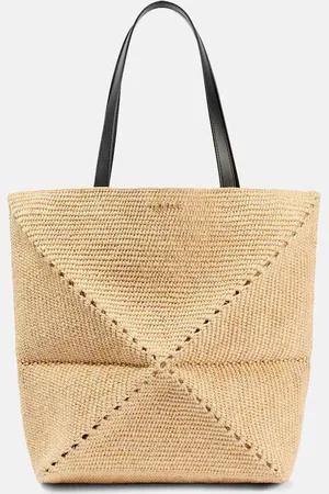 Loewe Tote Puzzle Fold XL aus Raffiabast