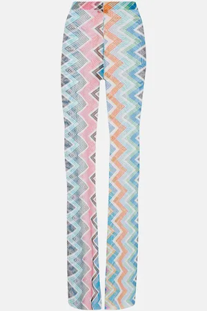 Missoni High-Rise-Schlaghose