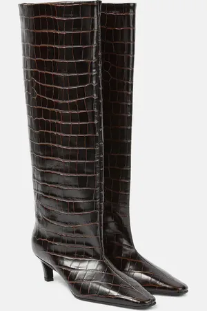 Totême Stiefel Wide Shaft aus Leder