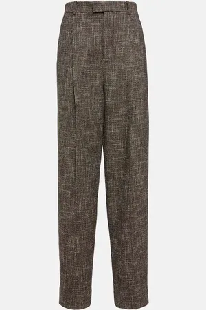 Bottega Veneta Weite Hose aus einem Wollgemisch