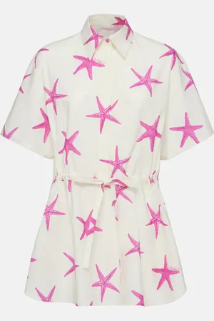 VALENTINO Minikleid Starfish aus Baumwollpopeline