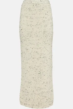 Bottega Veneta Maxirock aus Wolle