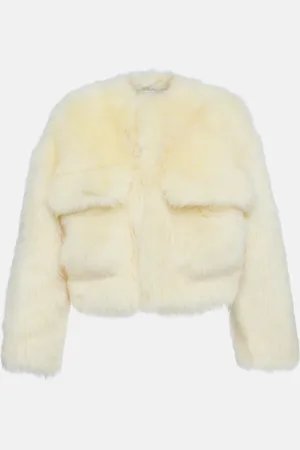 Bottega Veneta Cropped-Jacke aus Shearling