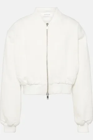 The Frankie Shop Cropped-Bomberjacke Micky aus Denim