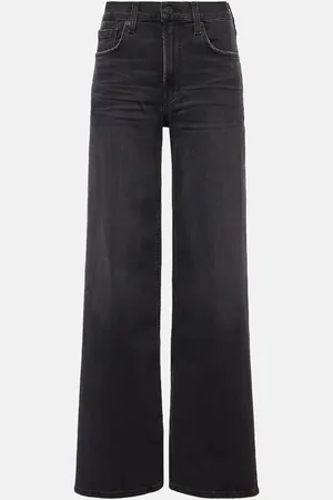 Citizens of Humanity Mid-Rise Wide-Leg Jeans Loli