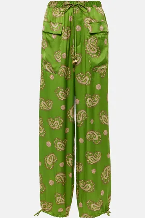 ALÉMAIS Alémais Hose Dice aus Seide