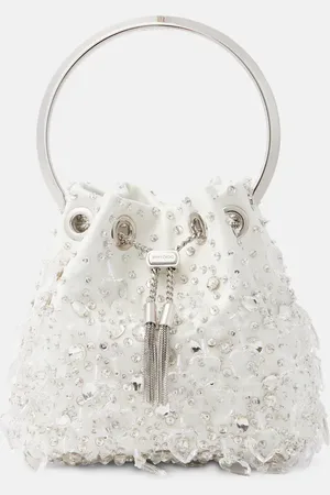 Jimmy Choo Verzierte Tote Bon Bon aus Satin
