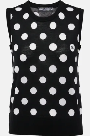 Dolce & Gabbana Top aus Wolle und Seide
