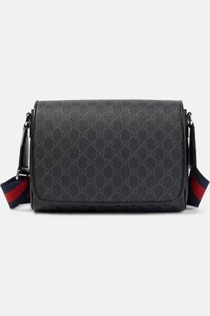 Gucci Messenger Bag GG aus Canvas mit Leder