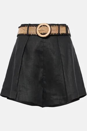 ZIMMERMANN High-Rise Shorts Halliday aus Leinen