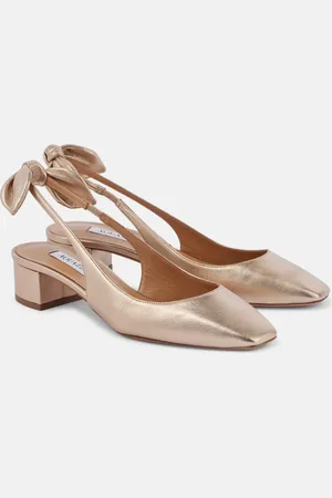 Aquazzura Slingback-Pumps Very Bow 35 aus -Leder