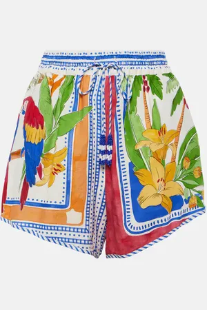 Farm Rio Shorts Tropical Destination aus Häkelstrick