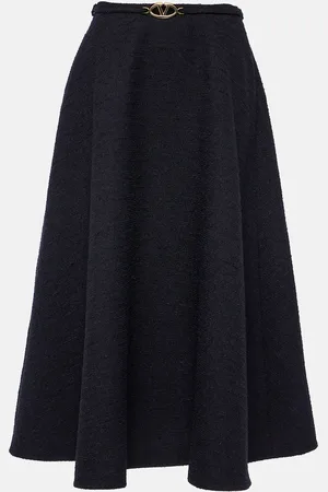 VALENTINO Midirock VLogo Signature aus Tweed