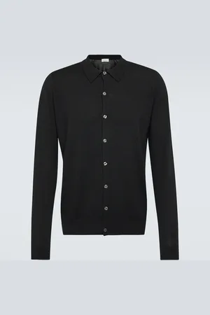 JOHN SMEDLEY Cardigan Tibor aus Wolle