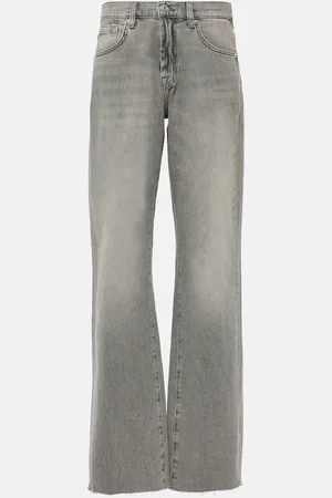 7 for all Mankind High-Rise Wide-Leg Jeans Tess