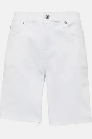 7 for all Mankind Mid-Rise Shorts Boy Shorts