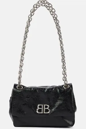 Balenciaga Schultertasche Monaco Mini BB aus Leder