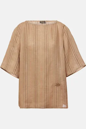 Loro Piana Top Mara aus Leinen