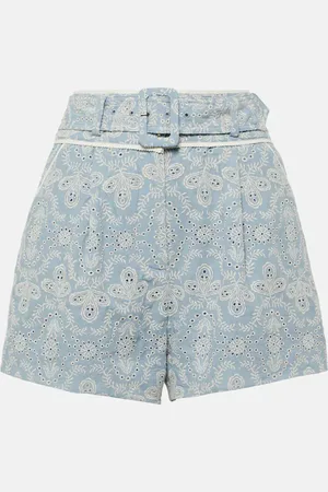 VERONICA BEARD High-Rise Shorts Hobbes aus Baumwolle