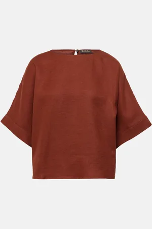 Loro Piana Top Morey aus Leinen