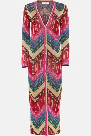 VALENTINO Maxikleid Chevron 24 aus Strick