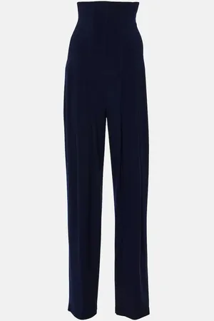 Norma Kamali Weite High-Rise-Hose