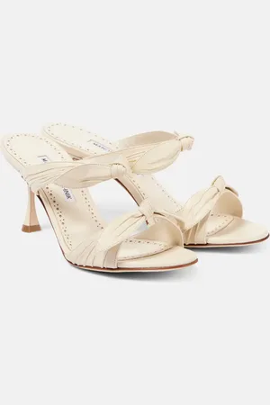Manolo Blahnik Sandalen Lollo 70 aus Leder
