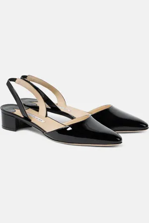 Manolo Blahnik Slingback-Pumps Aspro 30 aus Lackleder