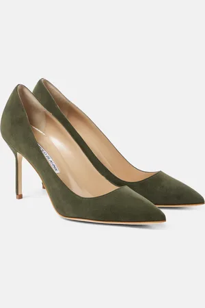 Manolo Blahnik Pumps BB 90 aus Veloursleder