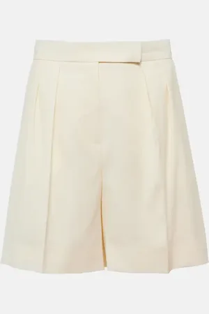 Max Mara High-Rise Shorts Priamo aus Schurwolle