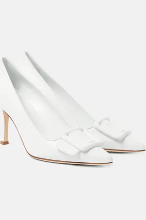 Manolo Blahnik Pumps Maysale 70 aus Veloursleder