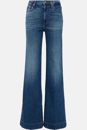 7 for all Mankind High-Rise Flared Jeans Modern Dojo