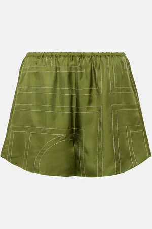 Totême Shorts Monogram aus Seide