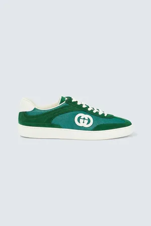 Gucci Sneakers Interlocking G mit Veloursleder