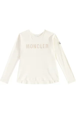 Moncler Besticktes Top aus Baumwoll-Jersey