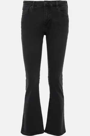 AG Jeans High-Rise Flared Jeans Jodi Crop